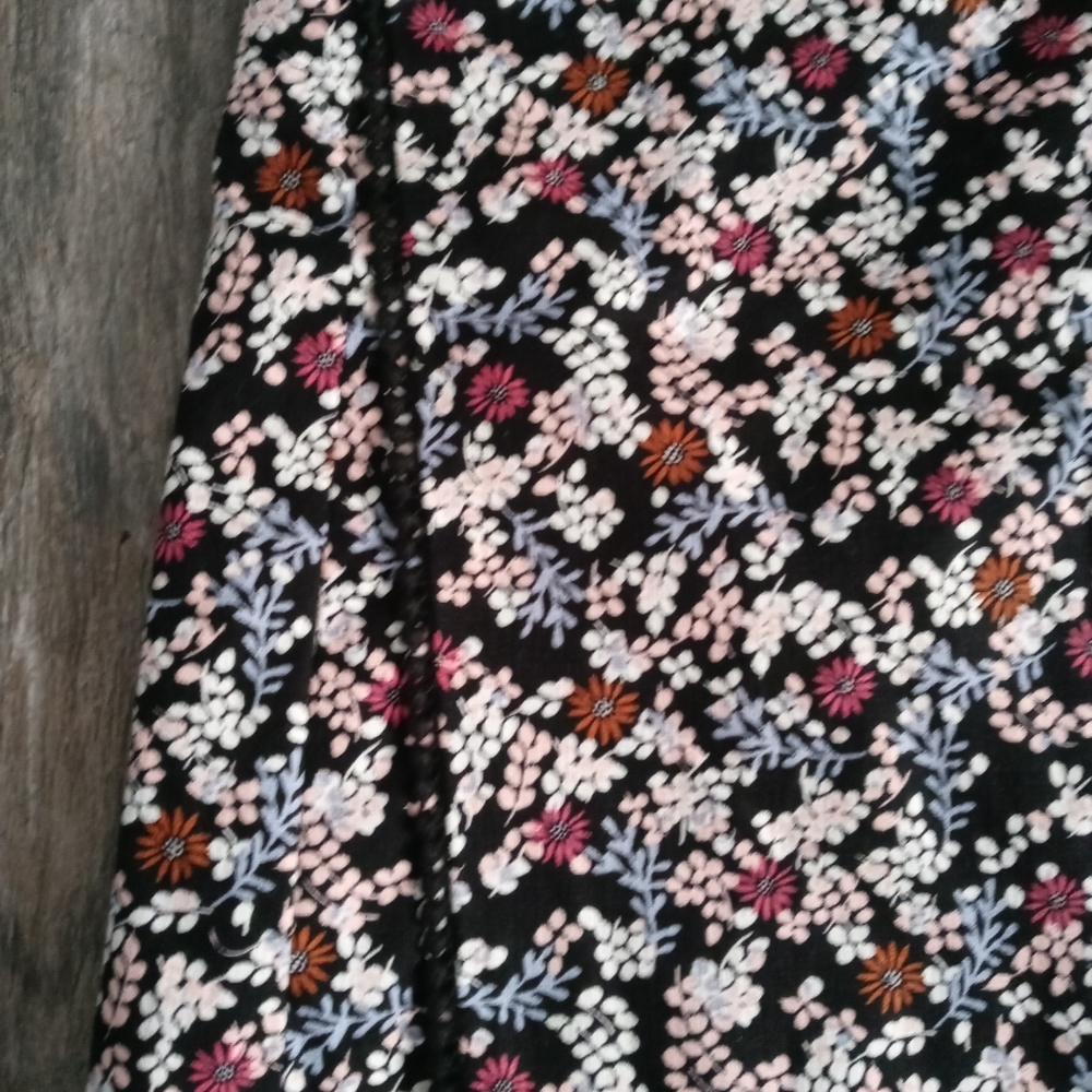 Skirt Women Ann Taylor Loft casual Size 6 floral print New Without Tag 2 Pocket - Picture 4 of 7